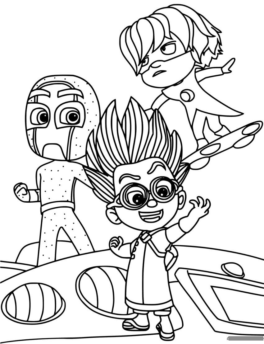 pj masks villain coloring pages pj masks coloring pages coloring pages for kids and adults