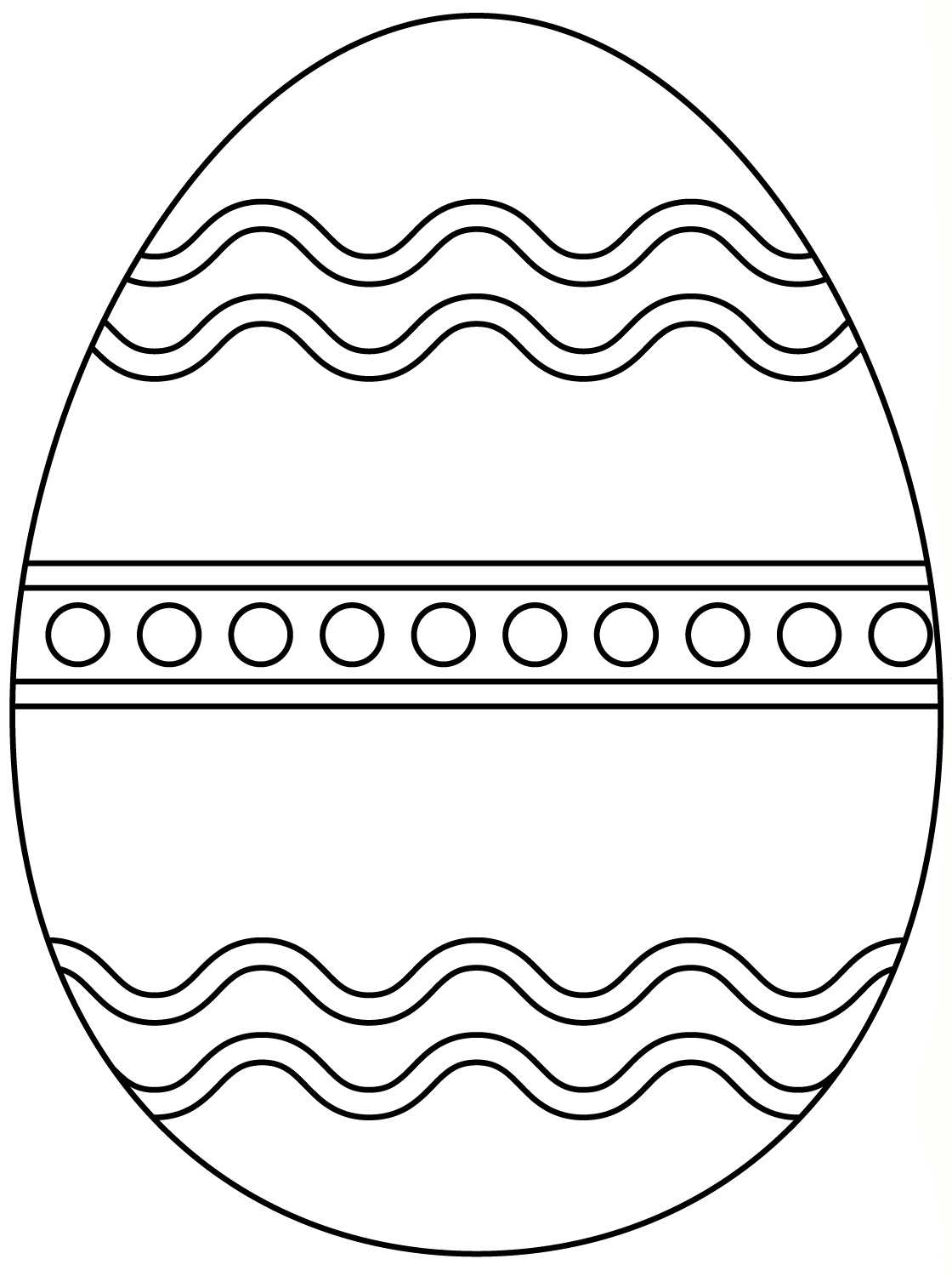 Download Pattern of Easter Egg Coloring Page - Free Coloring Pages Online