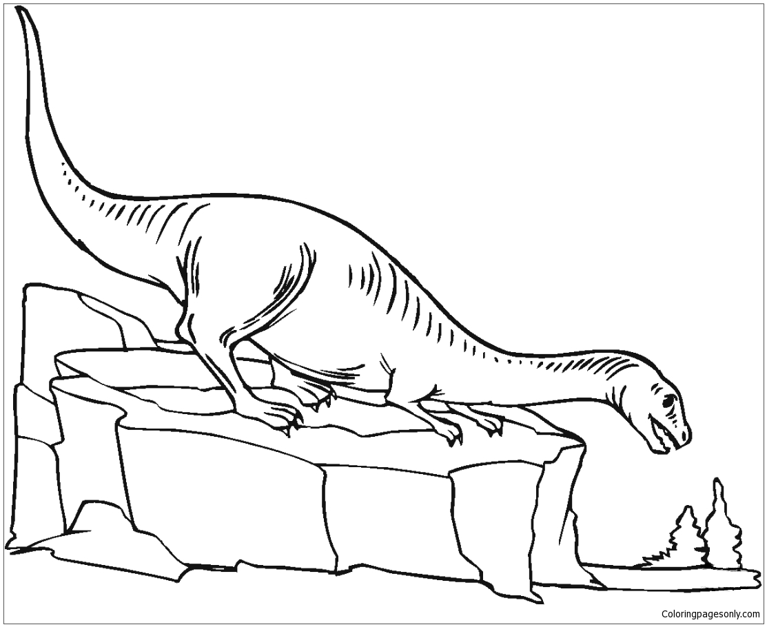 Plateosaurus 11 Coloring Page