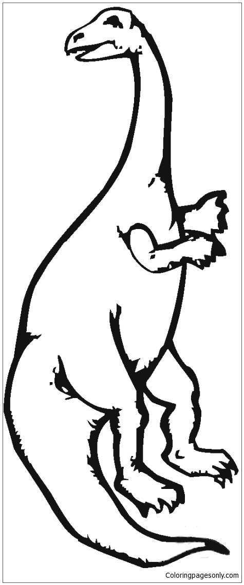 Plateosaurus 2 Coloring Page