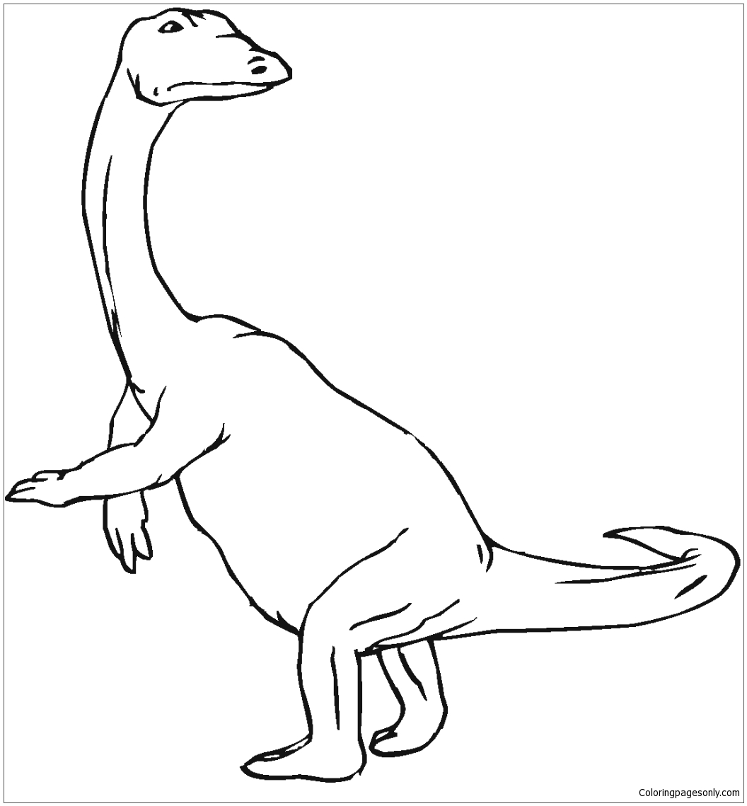 Plateosaurus 3 من الديناصورات Saurischian