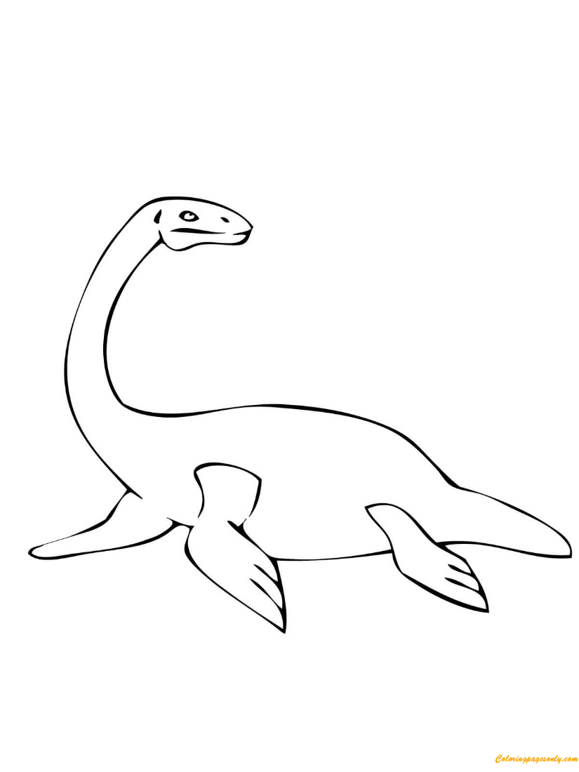 Plesiosaurus-dinosaurussen van Plesiosaurus