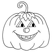 Plump Pumpkin Coloring Pages