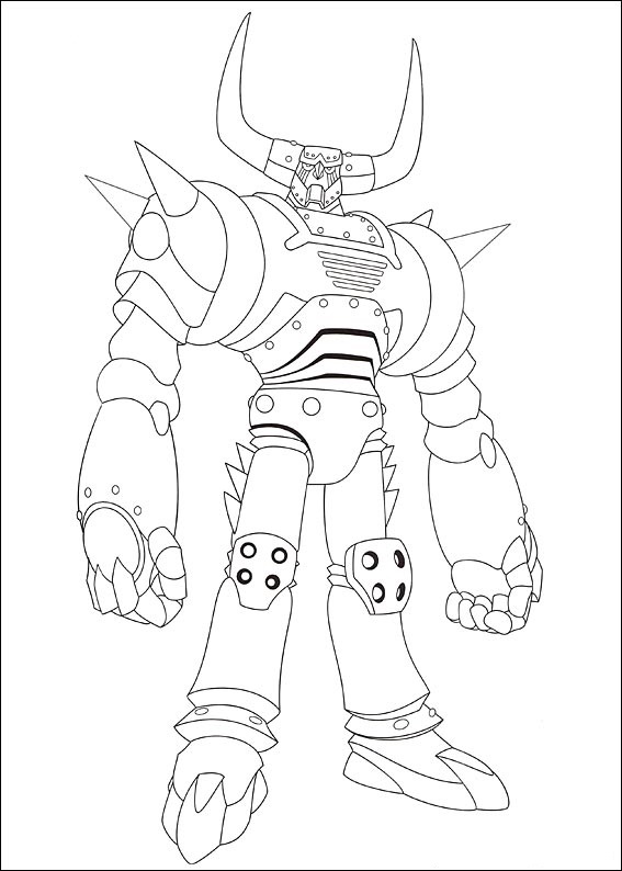 Pluto Is One Of Seven Strongest Robots In The World Coloring Pages