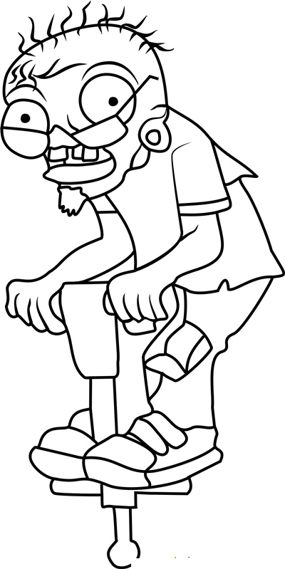 Pogo Zombie Coloring Pages