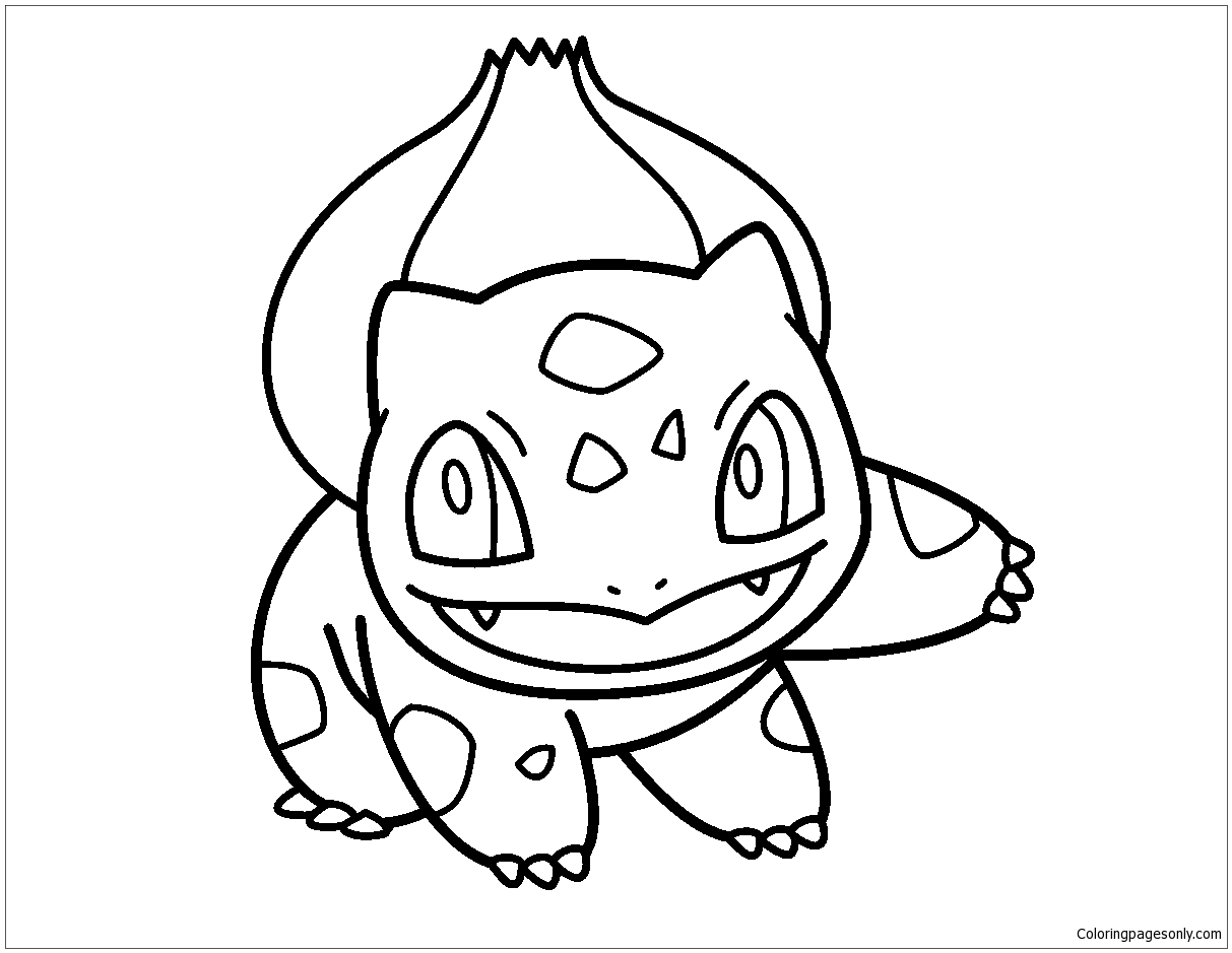 Download Pokemon Bulbasaur Coloring Page - Free Coloring Pages Online