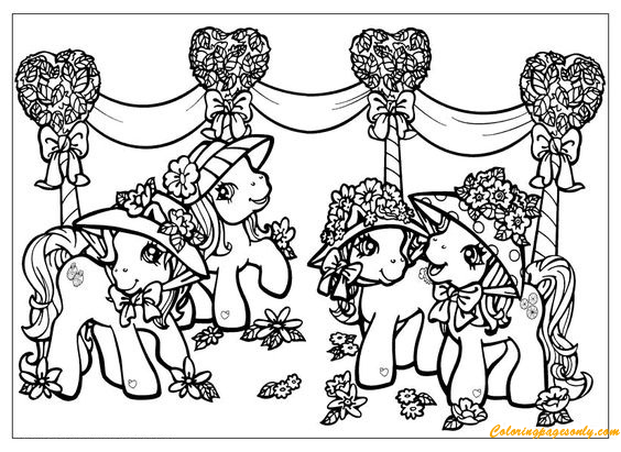 my little pony coloring pages all ponies