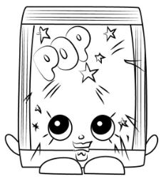 PopRock Shopkins Coloring Pages