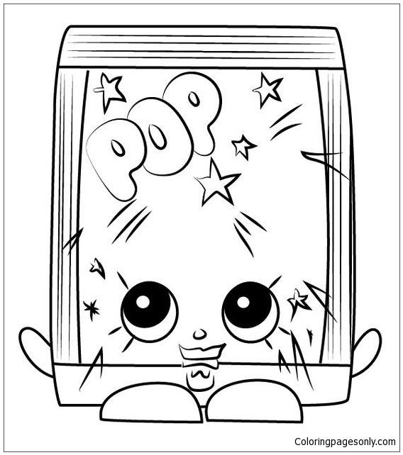 PopRock Shopkins Coloring Pages