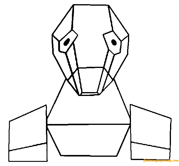 Porygon Pokemon Coloring Pages