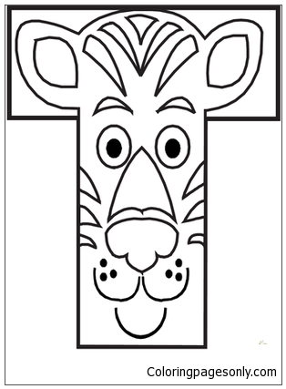 Preschool Letter T  image 2 Coloring Pages  Alphabet Coloring Pages