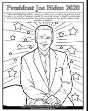 President Jeo Biden 2020 Coloring Pages