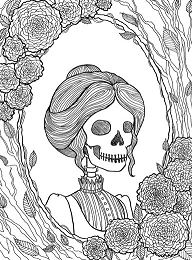 Pretty Dreadful Halloween Coloring Pages