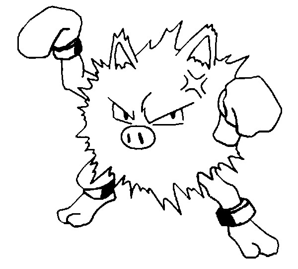 Pokémon Primeape de Personnages Pokémon