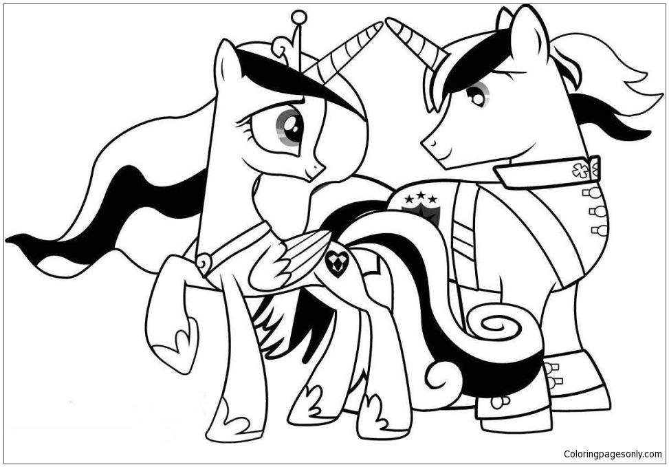 princess-cadance-and-shinning-armor-my-little-pony-coloring-pages-mlp