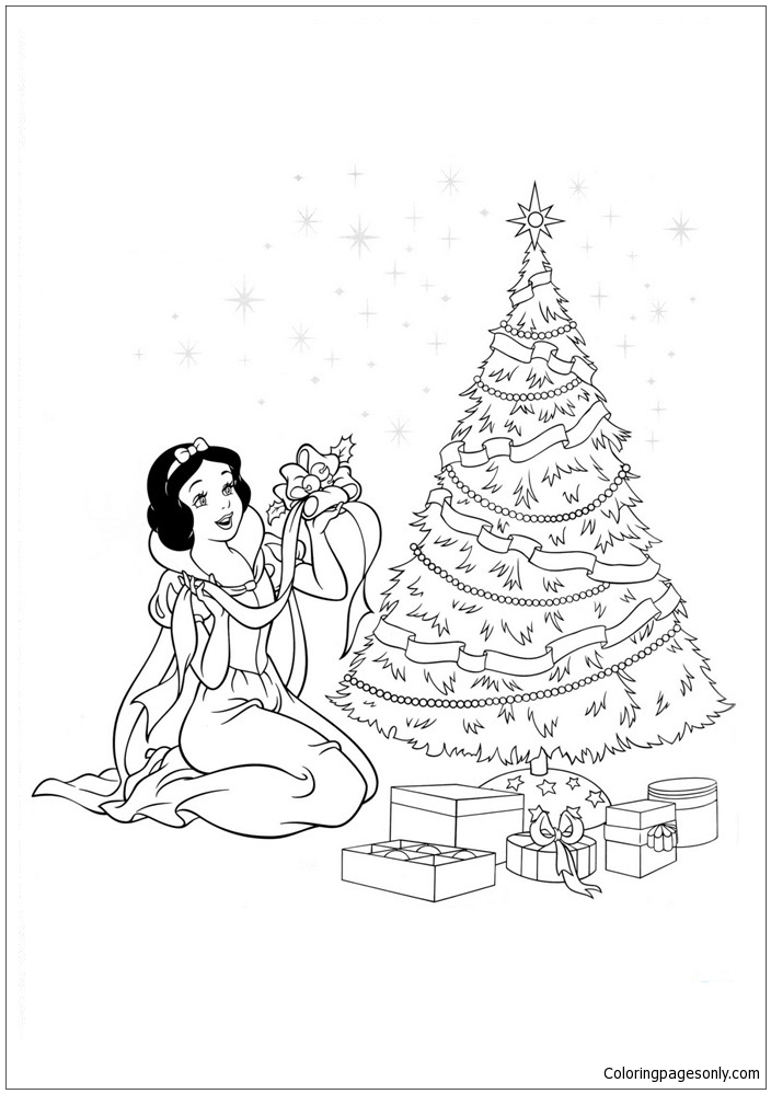 La princesse Blanche-Neige décore le sapin de Noël à partir de Noël 2023