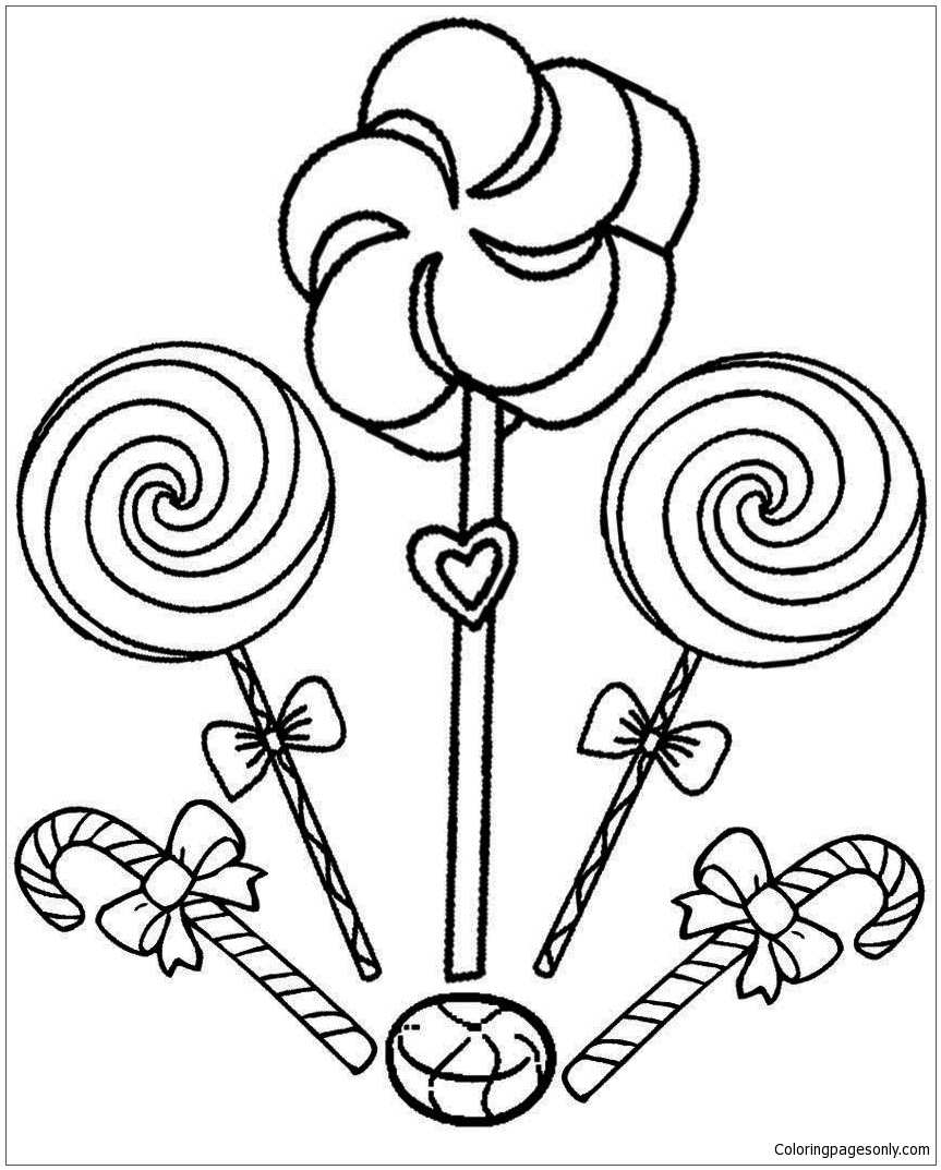 Profitable Candy Coloring Page