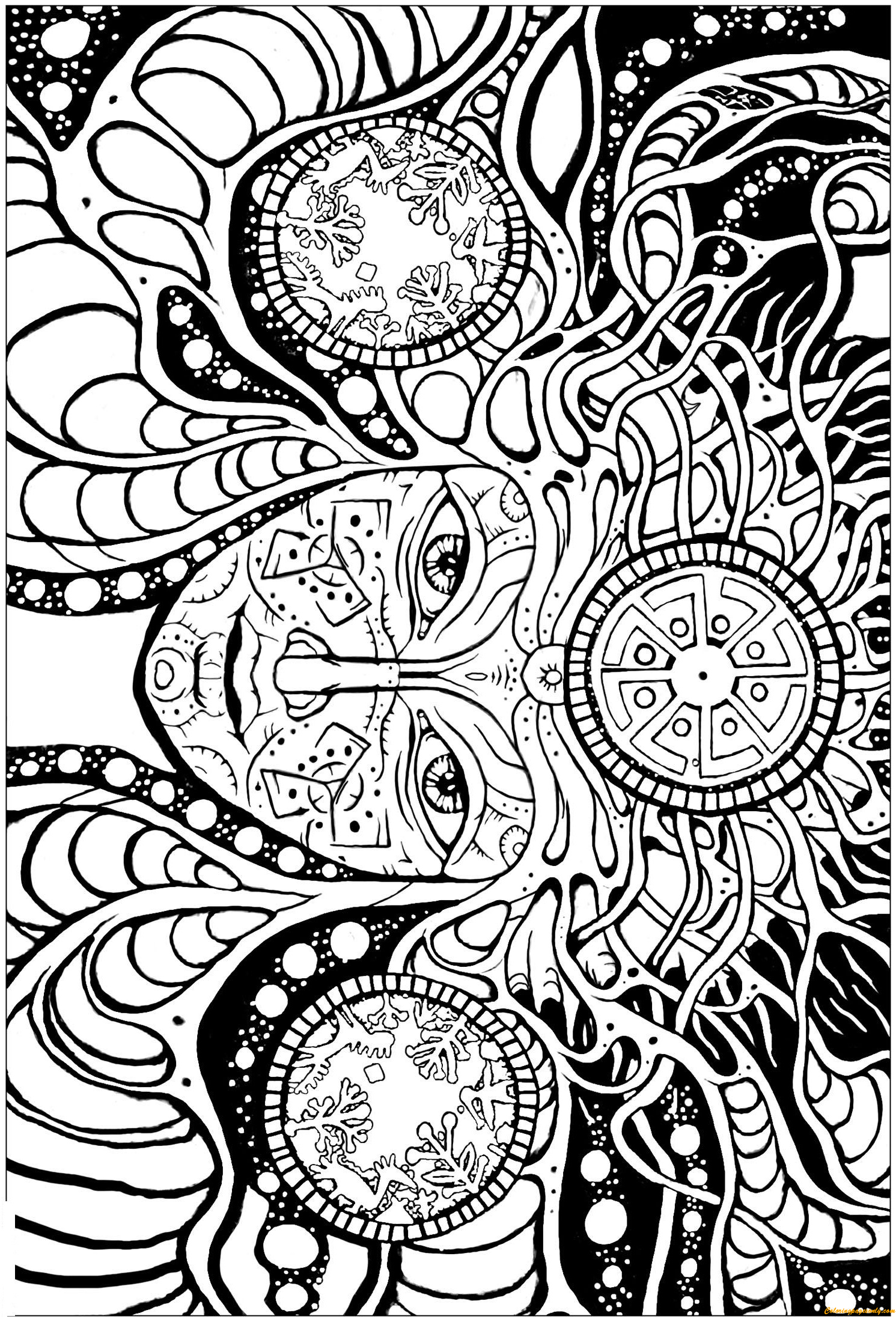 Trippy Coloring Pages - ColoringPages234 - ColoringPages234