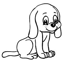 Puppy Cute 6 Coloring Page