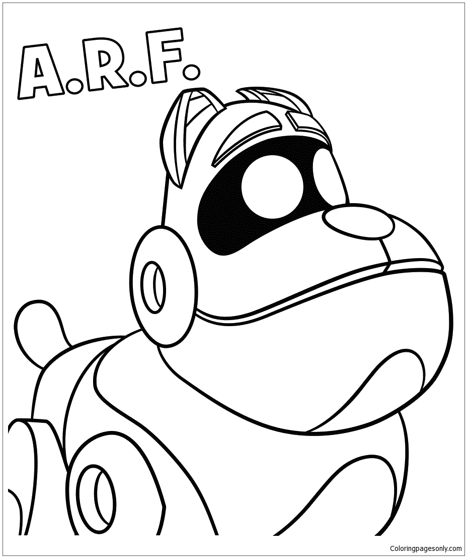 Puppy Dog Pals Coloring Page