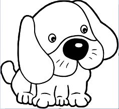 Puppy Dogs Cute Coloring Pages