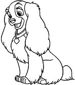 Puppy Husky Coloring Page