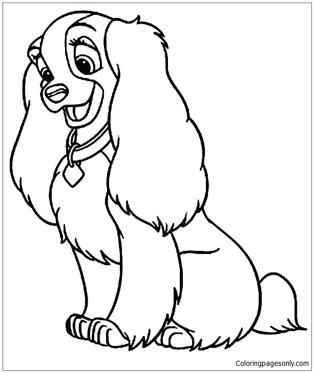 Puppy Husky Coloring Pages
