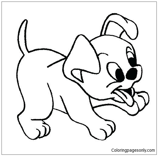 Puppys Baby Puppies Coloring Pages