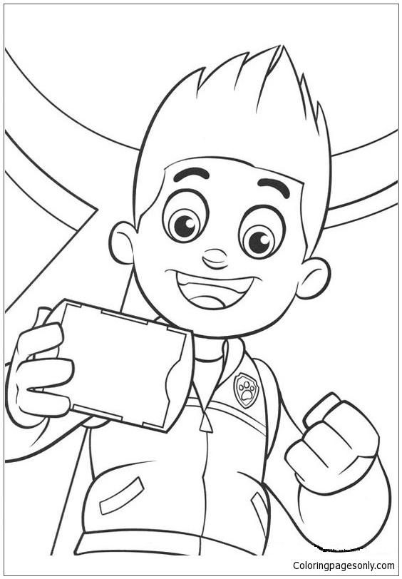 Pups From Paw Patrol Coloring Pages