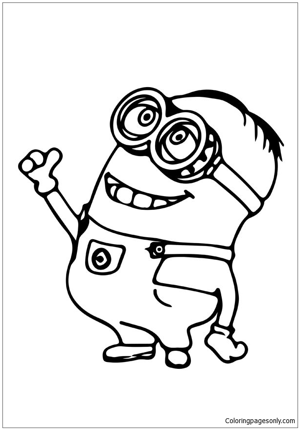 evil minion coloring pages