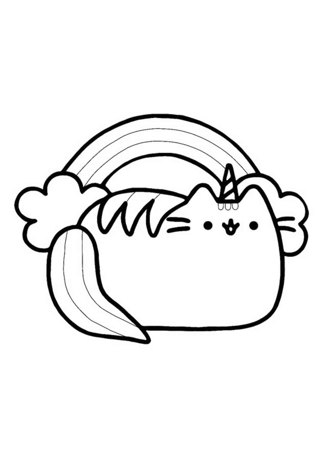 Coloringrocks Pusheen Coloring Pages Cat Coloring Page Unicorn CLOUD HOT GIRL