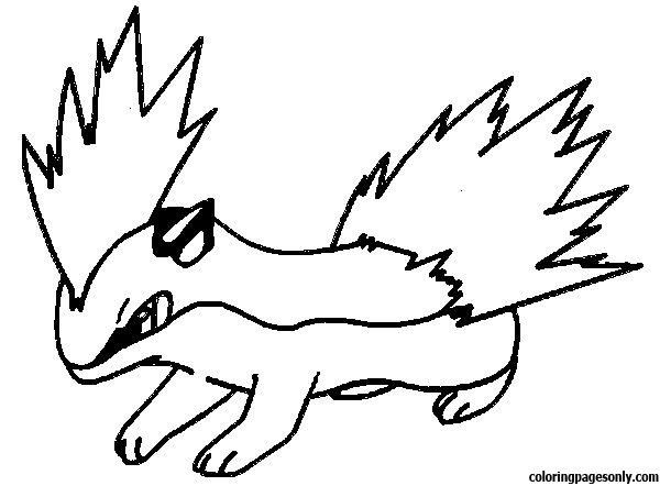 Quilava Pokemon Coloring Pages