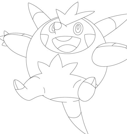 Quilladin Pokemon Coloring Page