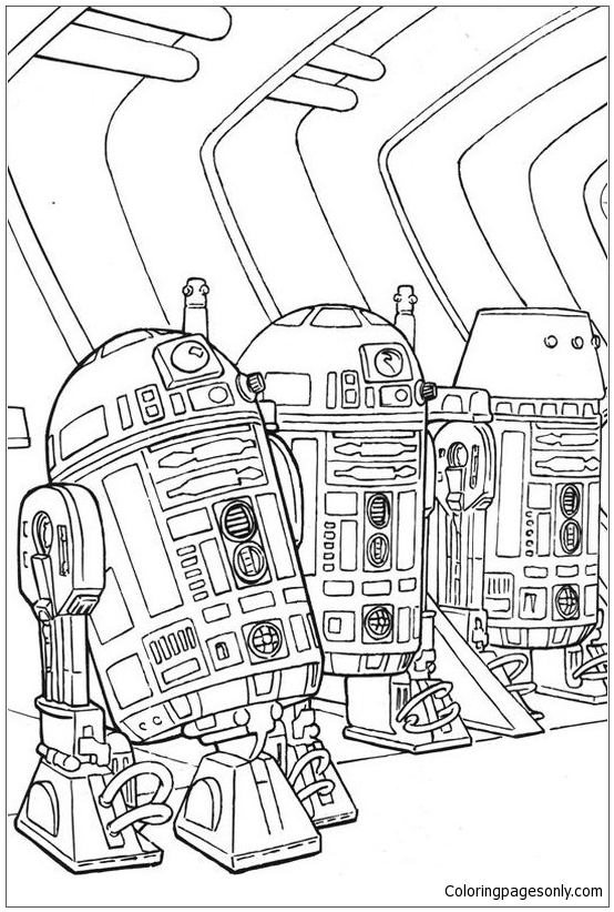 Droidi R2 di Star Wars da Personaggi di Star Wars