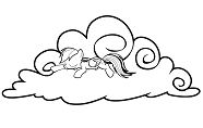 Rainbow Dash 4 Coloring Pages