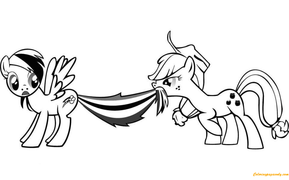 Rainbow Dash Fighting from Rainbow Dash