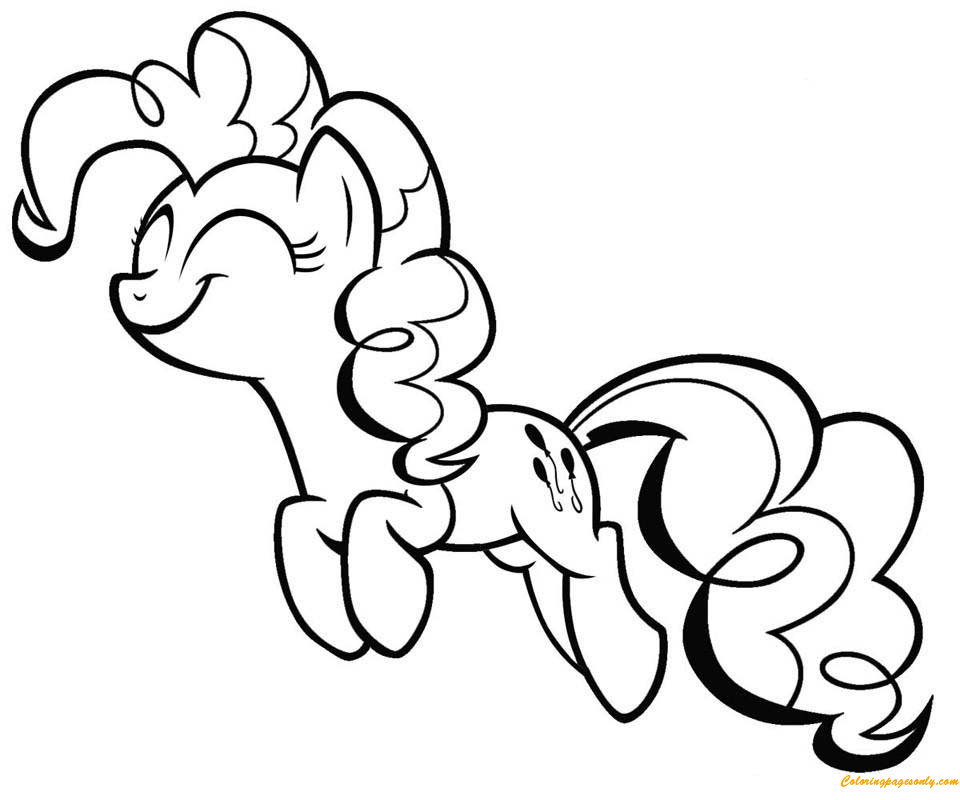 Rainbow Dash Flying Coloring Pages