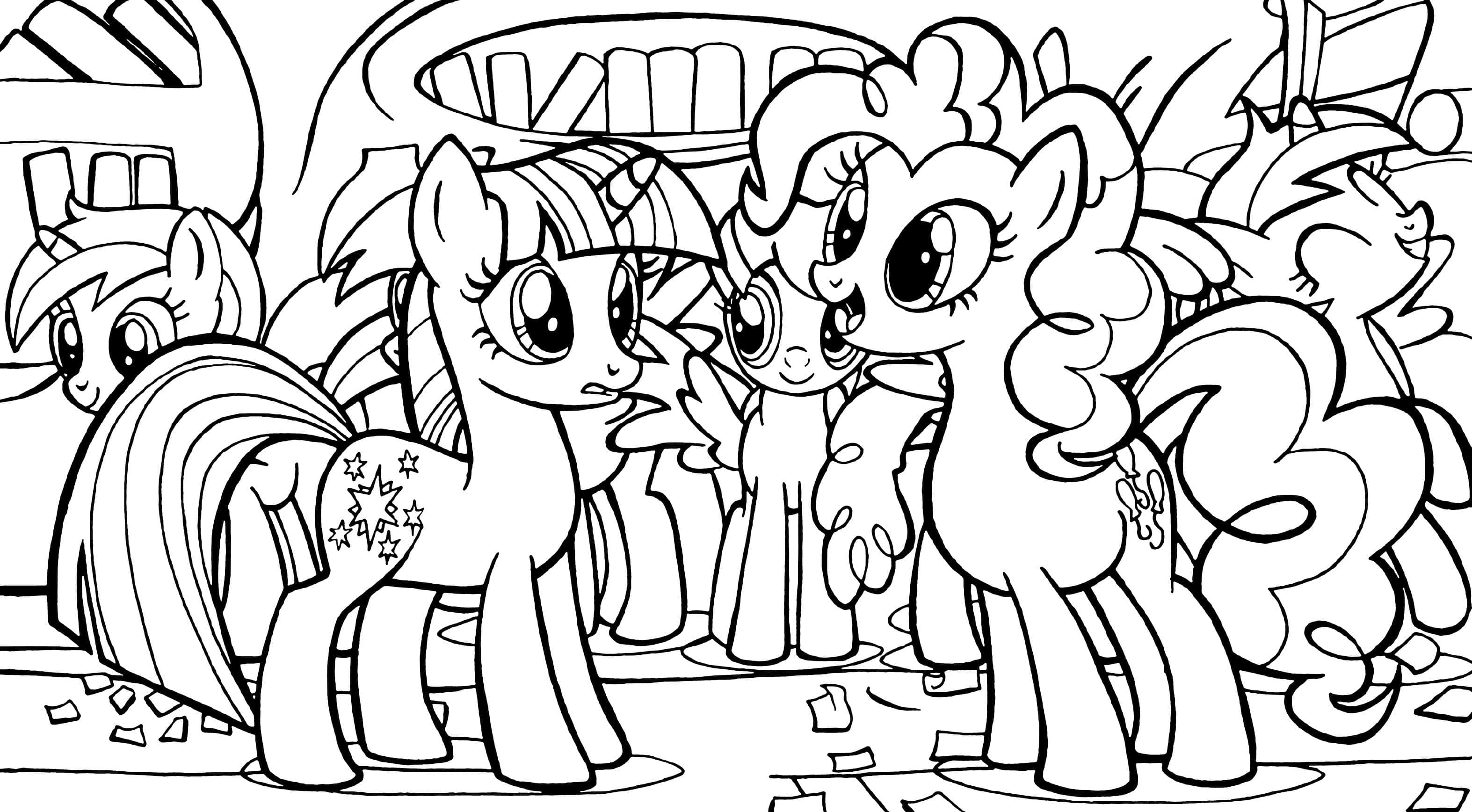 Rainbow Dash new Coloring Pages