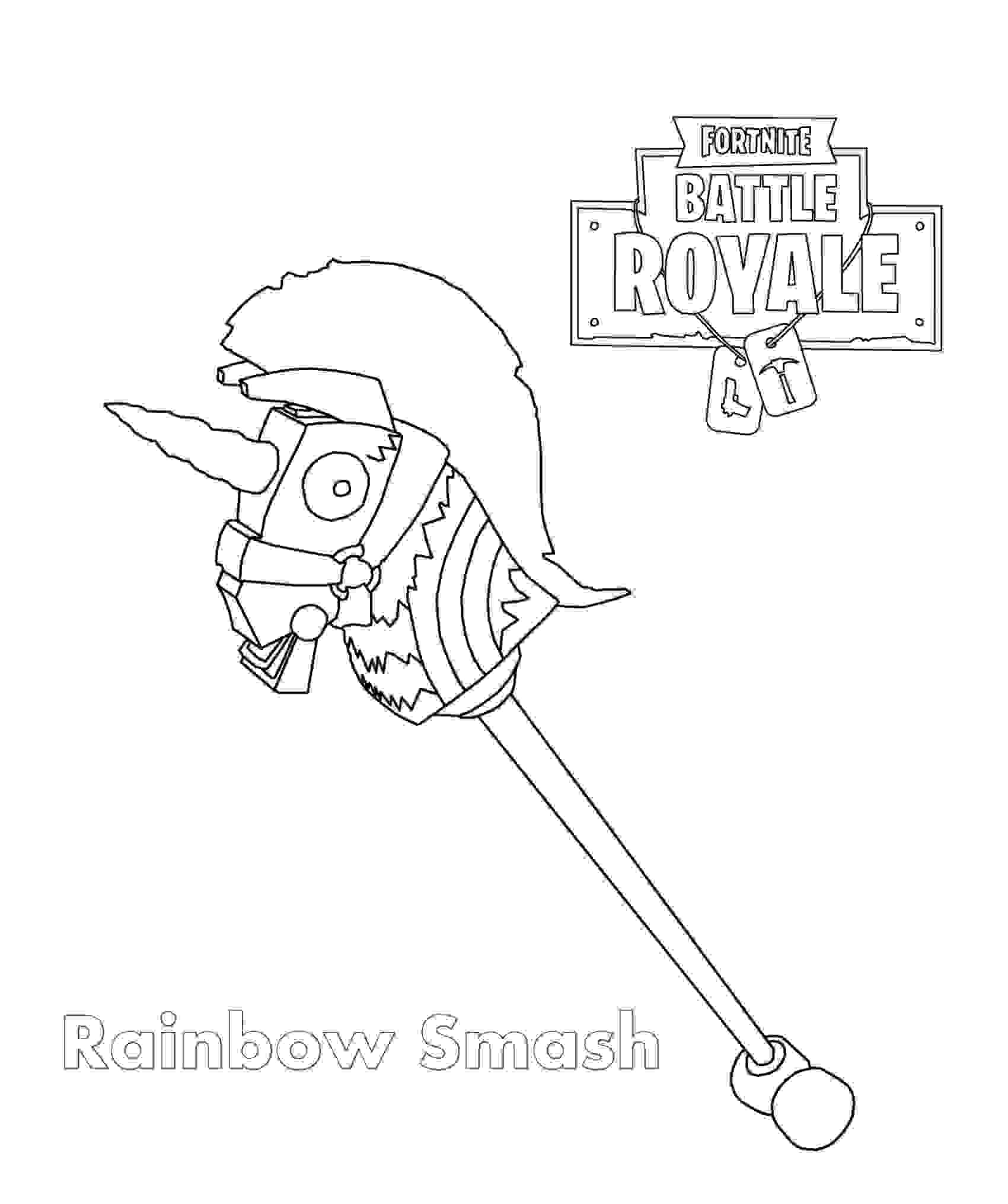 Rainbow Smash Pickaxe é uma ferramenta de colheita épica em Fortnite Battle Royale de Fortnite