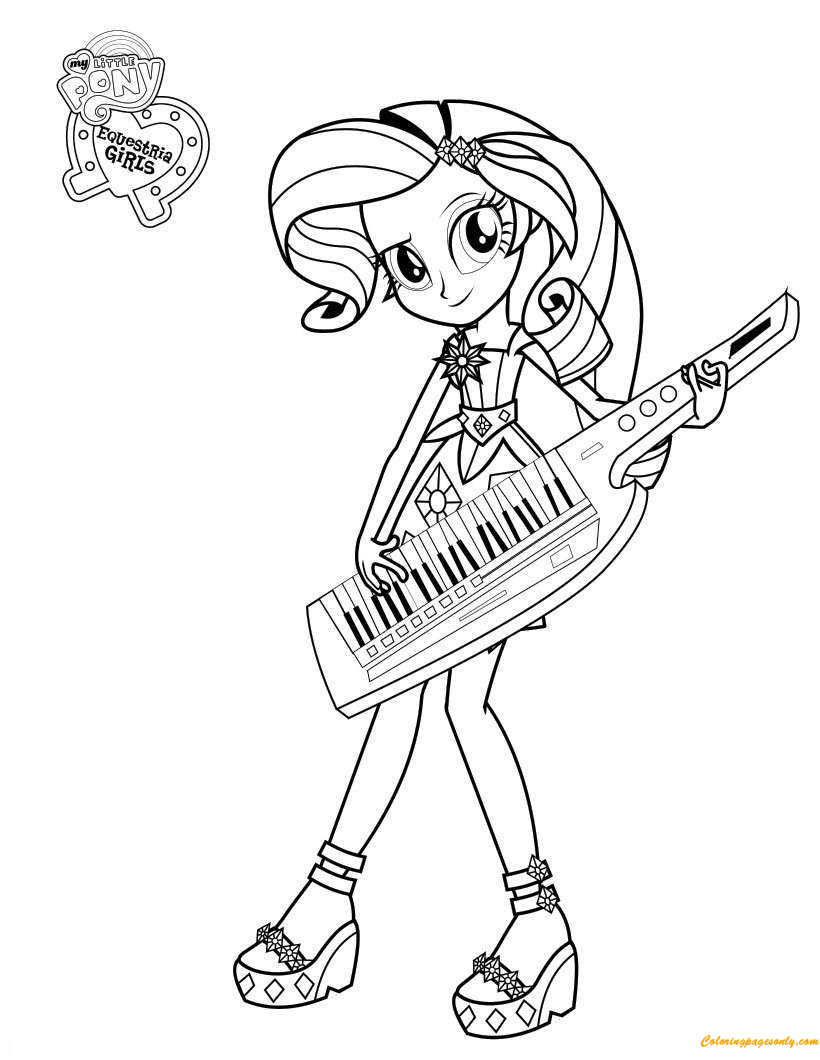 Rarity From My Little Pony Coloring Pages Free Printable Coloring Pages