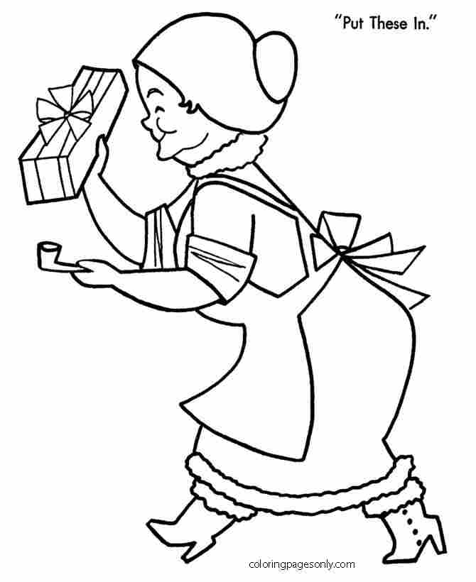 Ready for Santas return home Coloring Pages