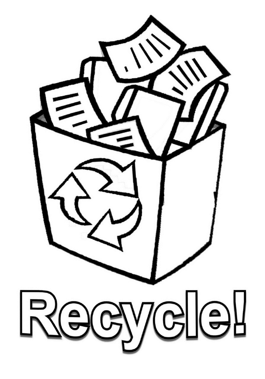 Recycle bin of papers in Nature & Season from Recycling