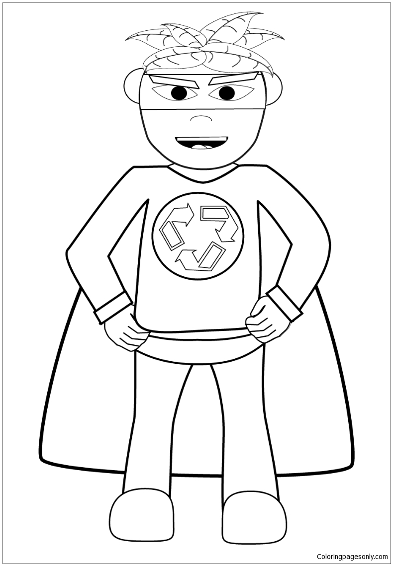 Recycling Superhero from Recycling