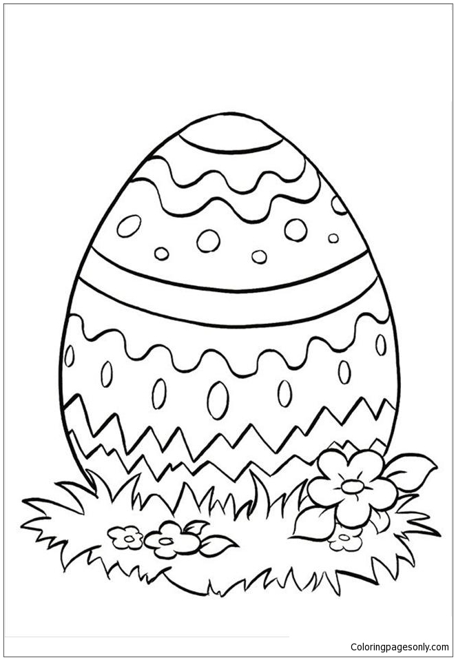 Религиозное пасхальное яйцо из пасхальных яиц