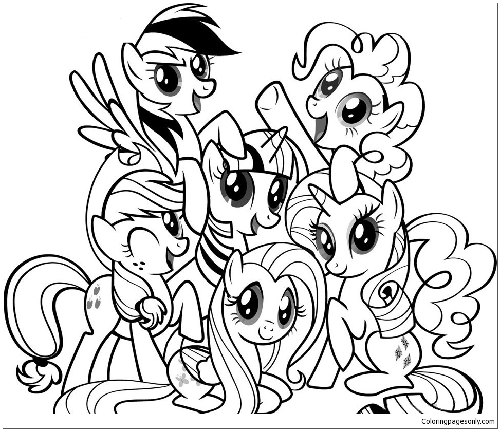 Remarkable My Little Pony Coloring Pages - Cartoons Coloring Pages -  Coloring Pages For Kids And Adults