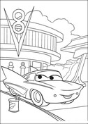Flo from Disney Cars Coloring Pages
