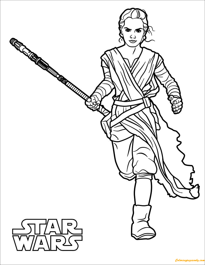 Rey Coloring Pages - Cartoons Coloring Pages - Coloring Pages For Kids