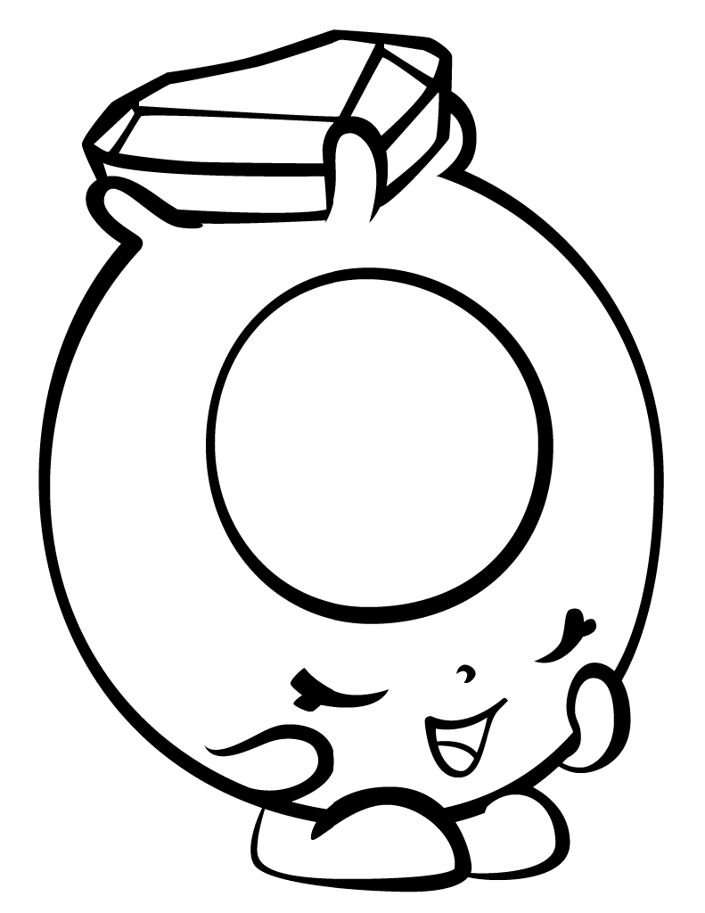 Ring A Rosie Shopkin Season 3 Coloring Page