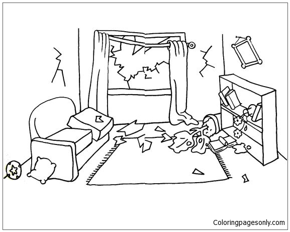 Risks From Natural Disasters 1 Coloring Pages