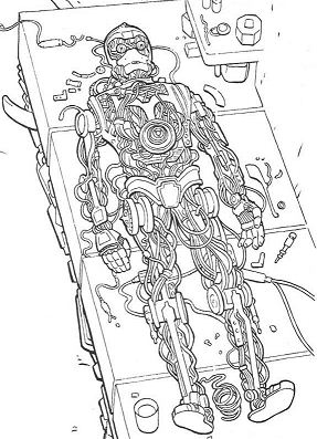 Robot C-3PO Coloring Pages